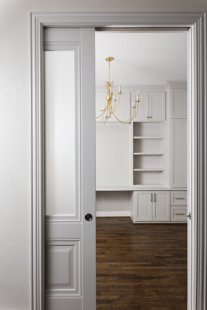 Make Ready Design & Build project in Fairview, TX - pocket door