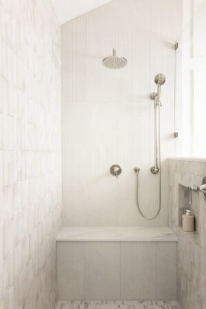 Make Ready Design + Build Custom Home Renovations - shower with handheld showerhead