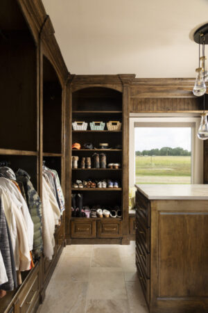 Terrel Ranch Renovations, walk-in closet redesign