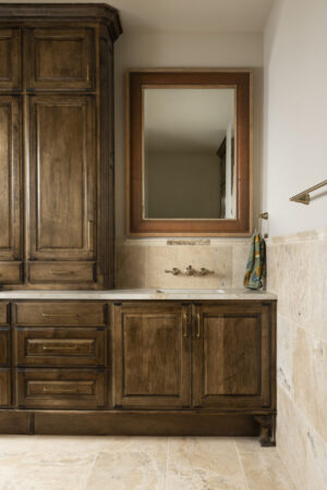 Terrel Ranch Renovations, bathroom sink redesign