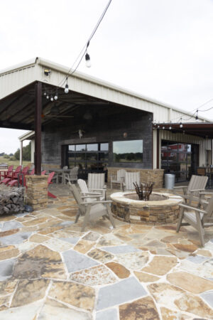 Terrel Ranch Renovations, firepit, patio