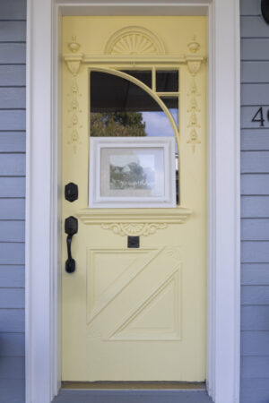 Nash Rockwall Home Remodel and Interior Design, Yellow Door