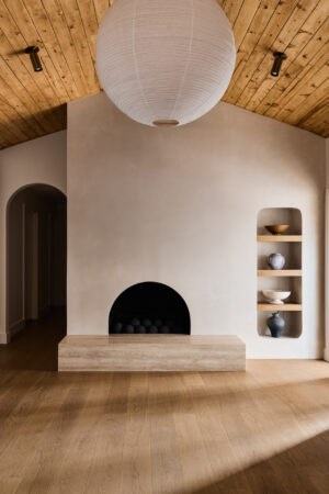 Fireplace and living room renovation