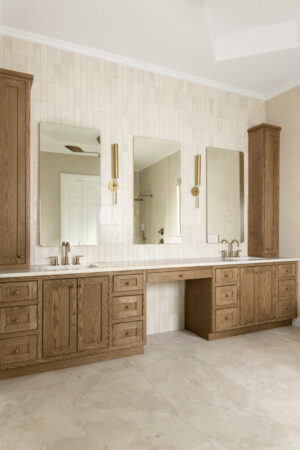 Bathroom doublev anity renovation